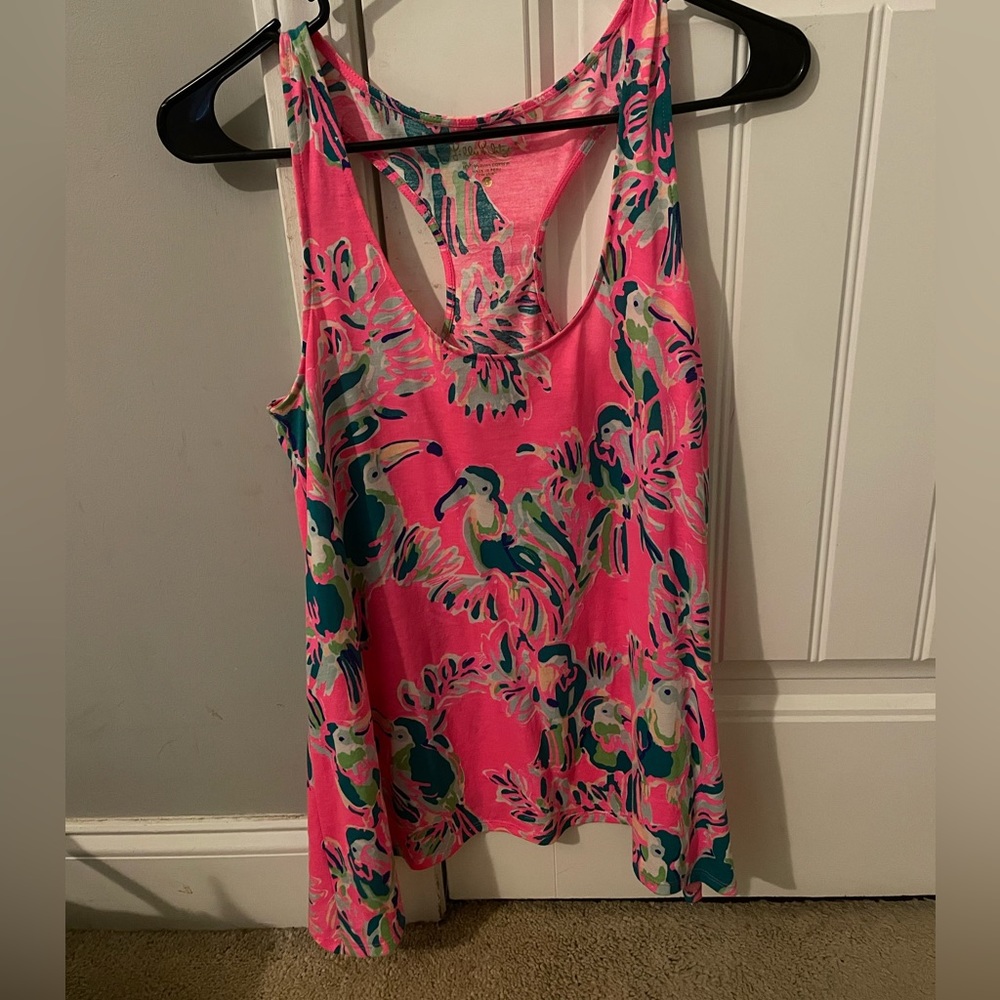 Lilly Pulitzer bright pink tank